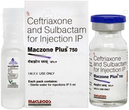 Maczone Plus 500/250mg Injection 5ml