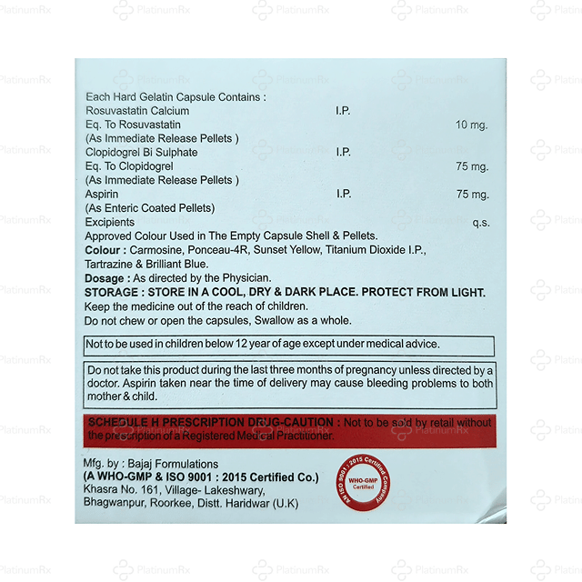 Rozset Gold 75/75/10mg Capsule IR 10s