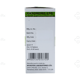 Ursomore 150mg Tablet 10s