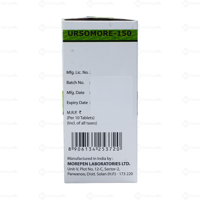 Ursomore 150mg Tablet 10s