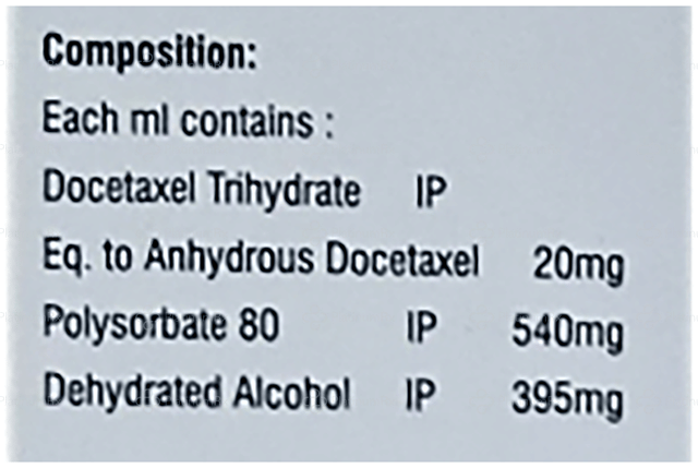 Taxdeco 120 RTU 20mg Injection 6ml