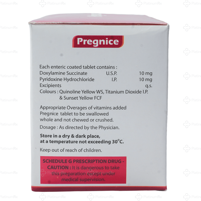 Pregnice 10/10mg Tablet 30s