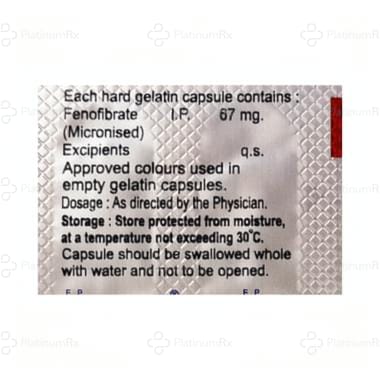 Fenobate 67mg Tablet 10s