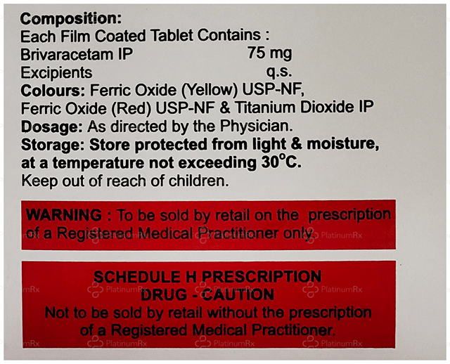 Brivahenz 75mg Tablet 15s