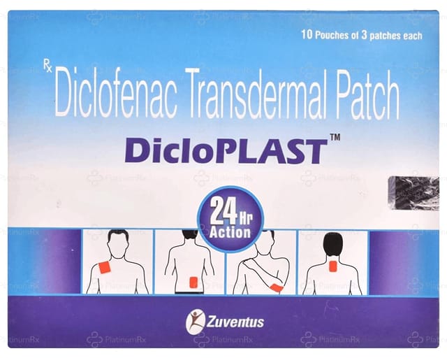 Dicloplast 100mg Patch 3s