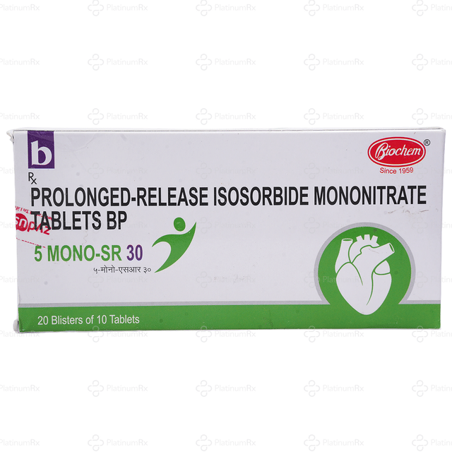 5 Mono 30mg SR Tablet 10s