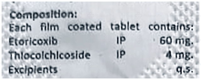 Etrowel TH 60/4mg Tablet 10s