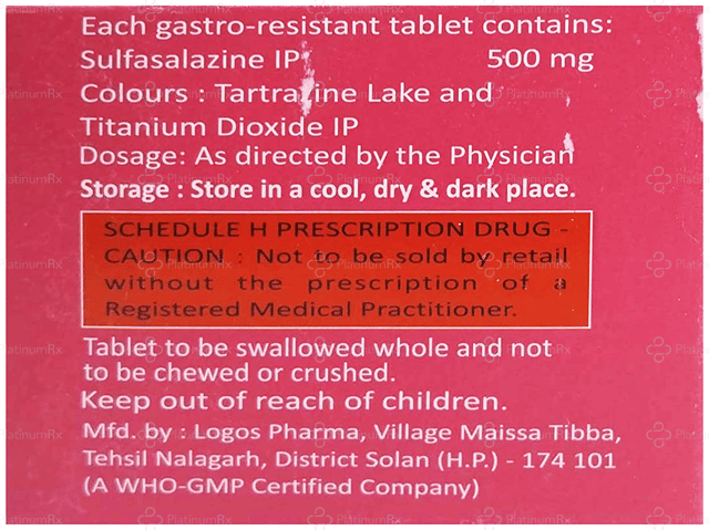 Su9Zex 500mg Tablet DR 10s