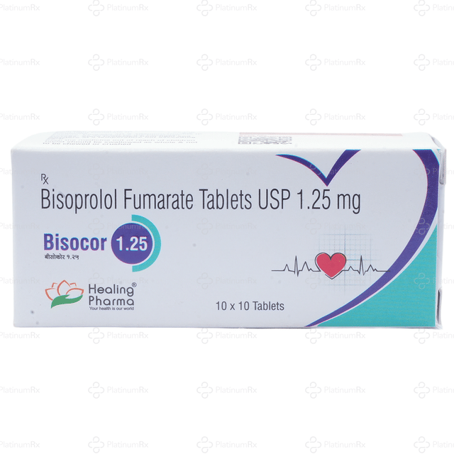 Bisocor 1.25mg Tablet 10s