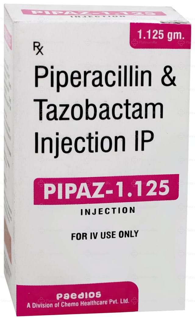 Pipaz 1000/125mg Injection 1s