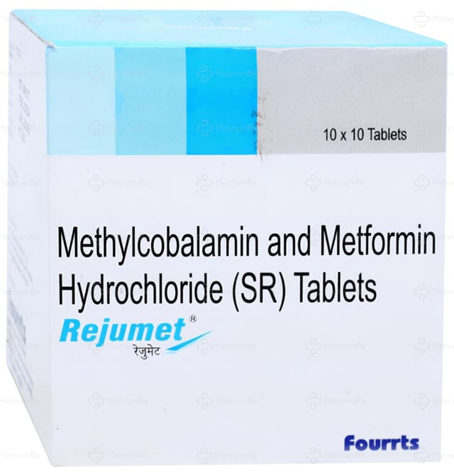 Rejumet 500mg/750mcg Tablet SR 10s