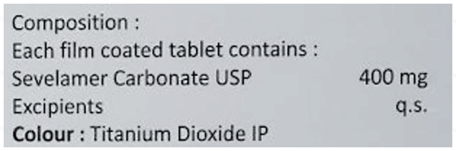 Sevphos 400mg Tablet 10s