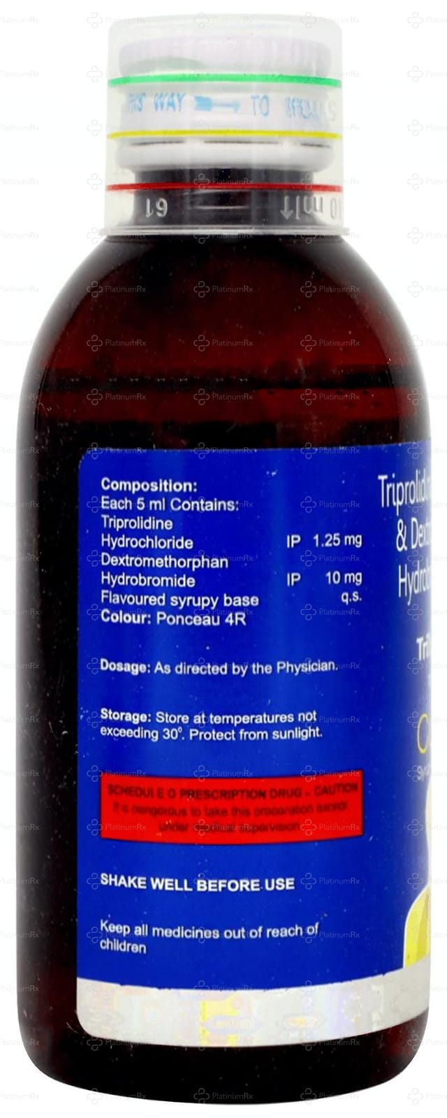 Trilotuss D 10/5/1.25mg Syrup 100ml