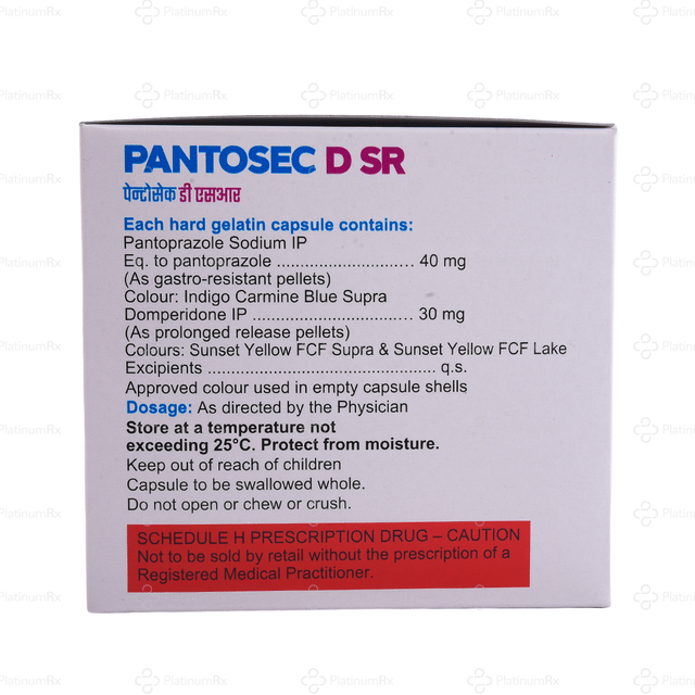 Pantosec DSR 30/40mg Capsule PR 15s