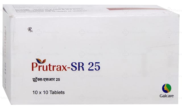 Prutrax 25mg Tablet SR 10s