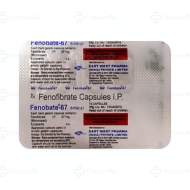 Fenobate 67mg Tablet 10s