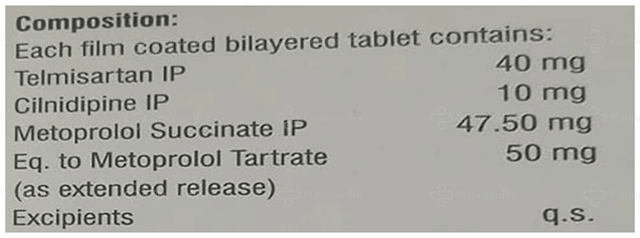 Telnexa LNBeta 10/50/40mg Tablet ER 15s