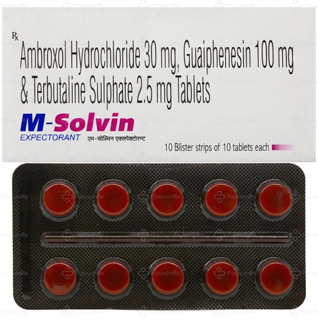 M Solvin 30/100/2.5mg Tablet 10s