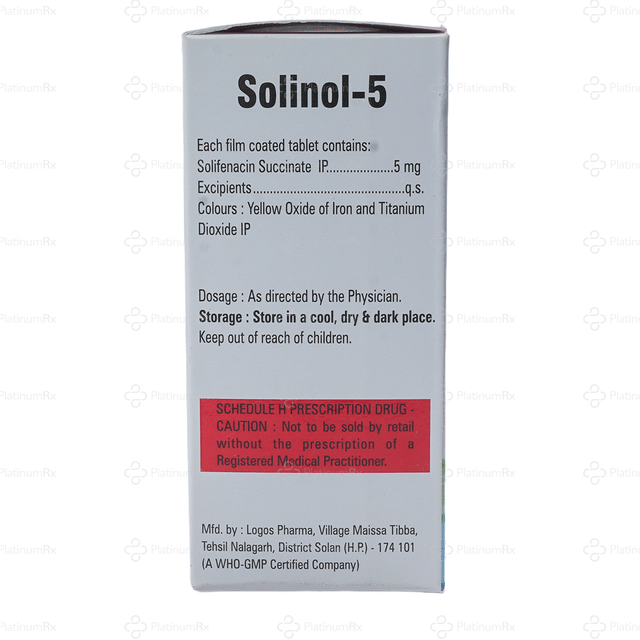 Solinol 5mg Tablet 10s