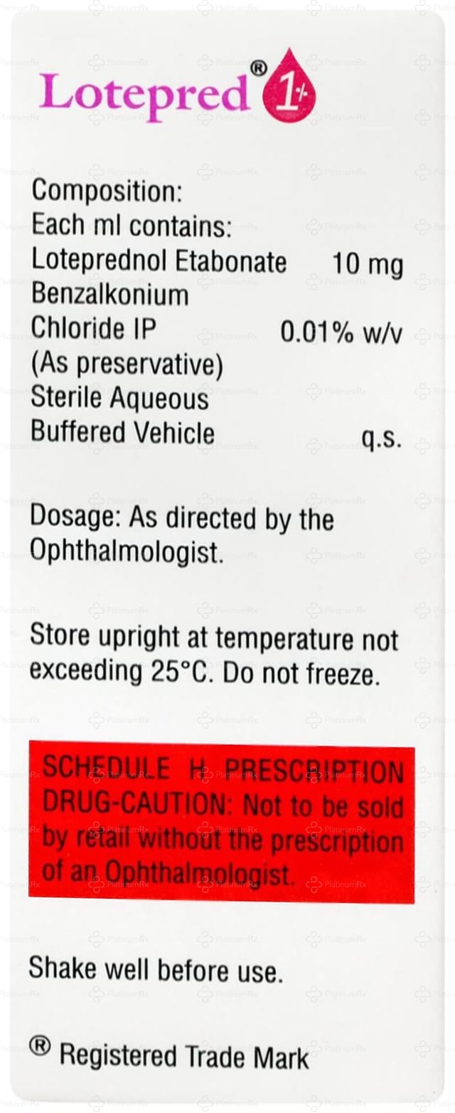 Lotepred 1% Eye Drops 5ml