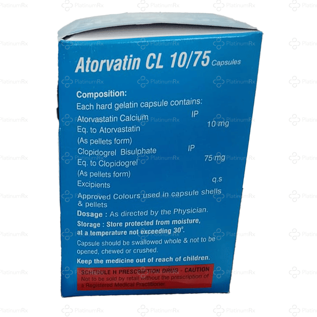 Atorvatin CL 10/75mg Tablet 15s