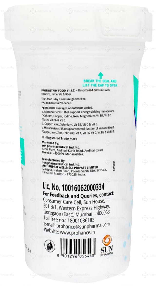 Prohance Activ Nutrition Vanilla Powder 400gm