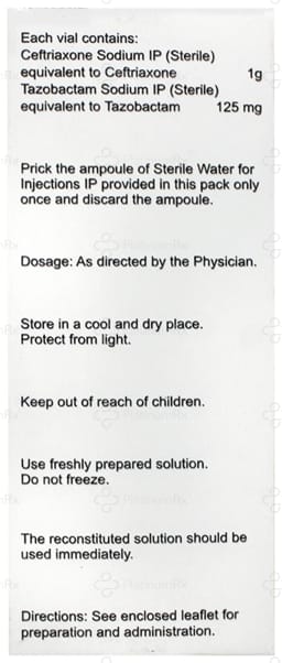 Accutaz AS 1000/125mg Injection 1s