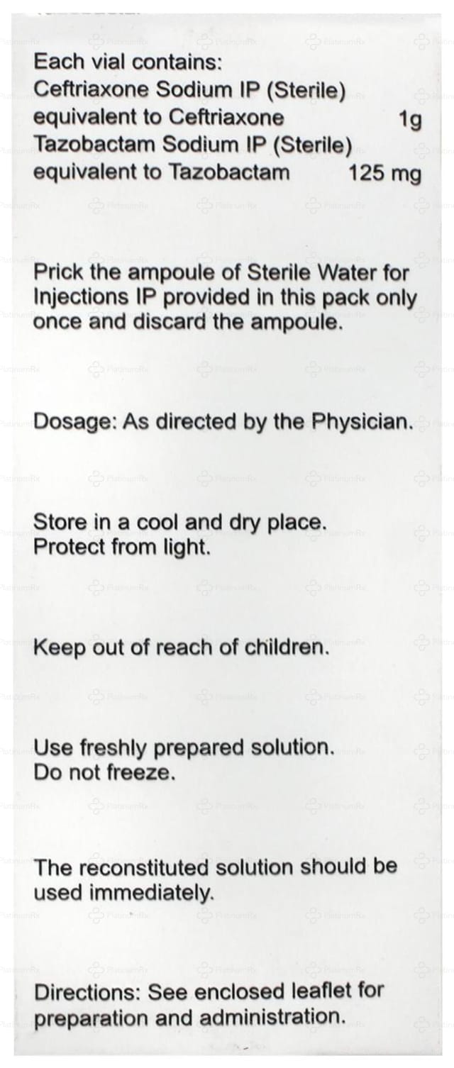 Accutaz AS 1000/125mg Injection 1s