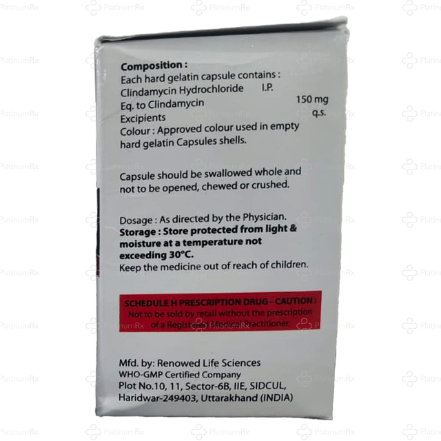 Clindaness 150mg Capsule 10s