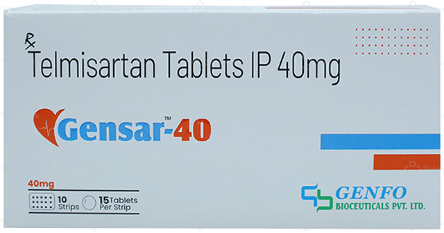 Gensar 40mg Tablet 15s