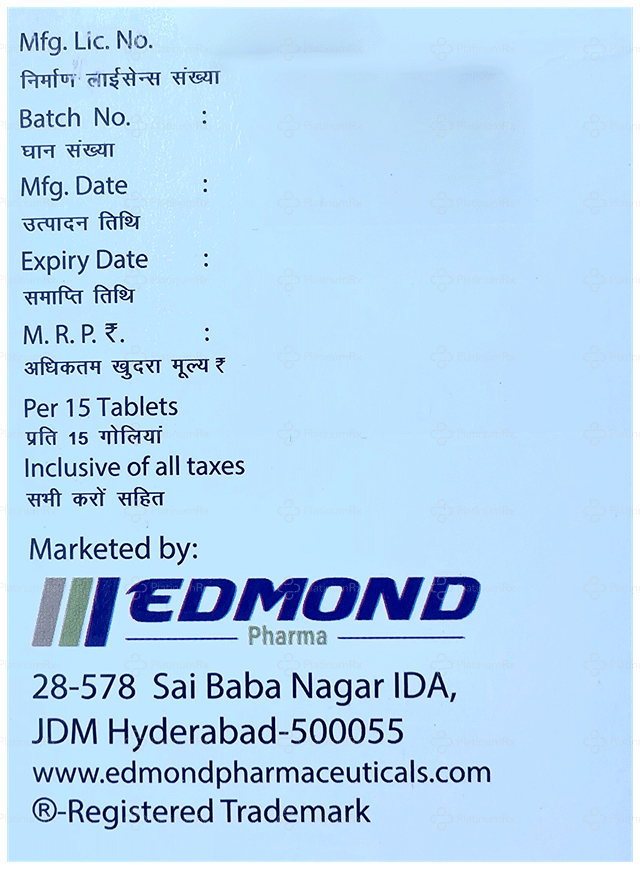 Edgly M 3/1000mg Forte Tablet PR 15s