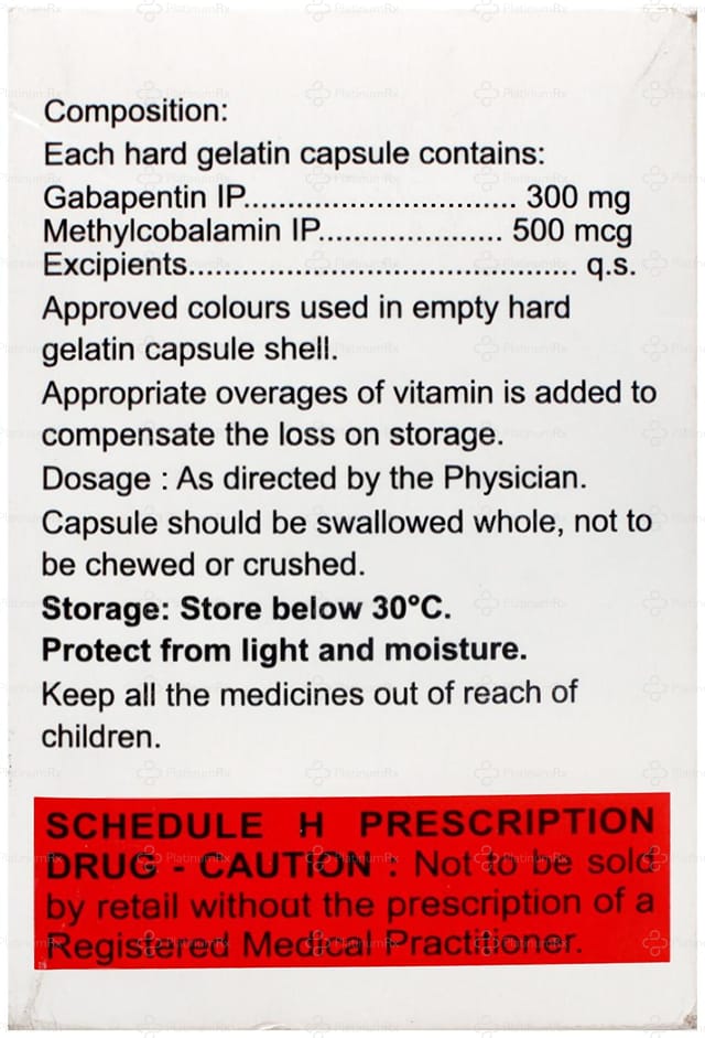 Renerve G 300mg/500mcg Capsule 15s