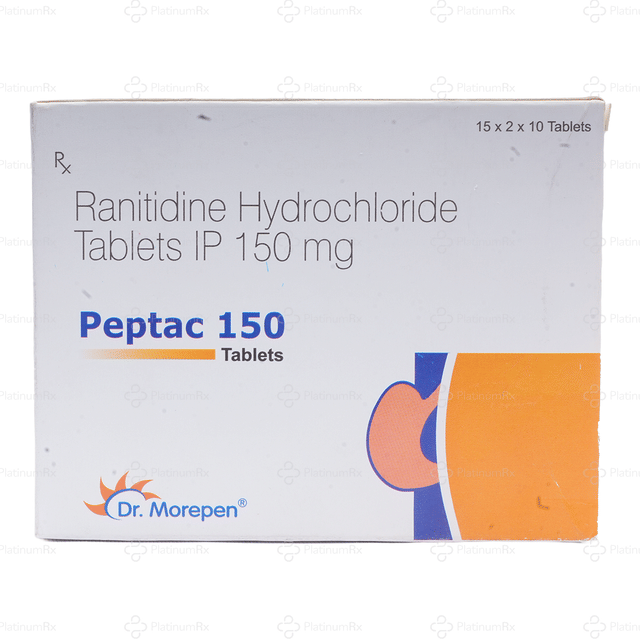 Peptac 150mg Tablet 10s