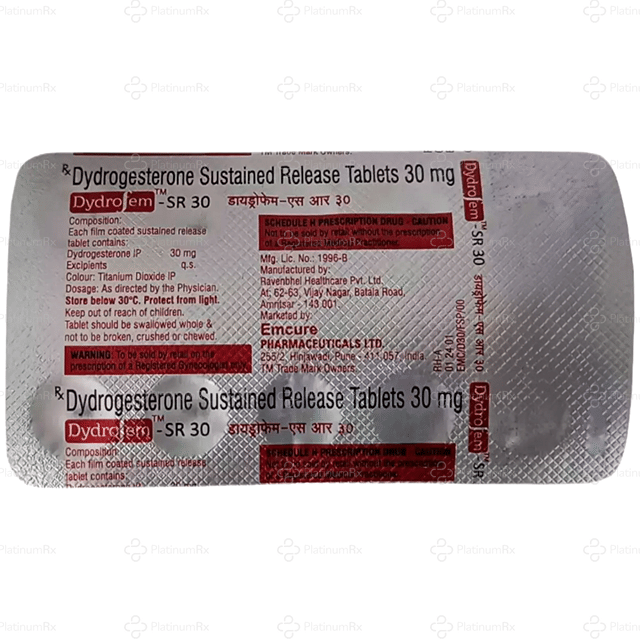 Dydrofem SR 30mg Tablet 10s