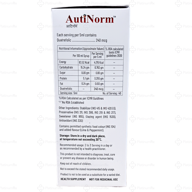 Autinorm Syrup 200ml