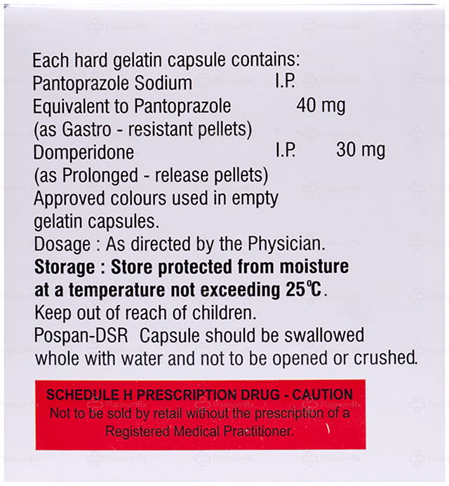 Pospan DSR 30/40mg Capsule PR 10s
