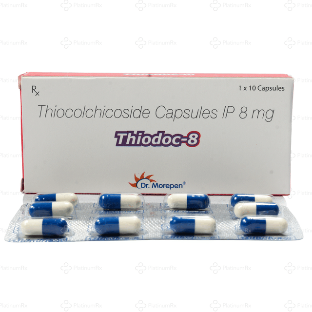 Thiodoc 8mg Capsule 10s