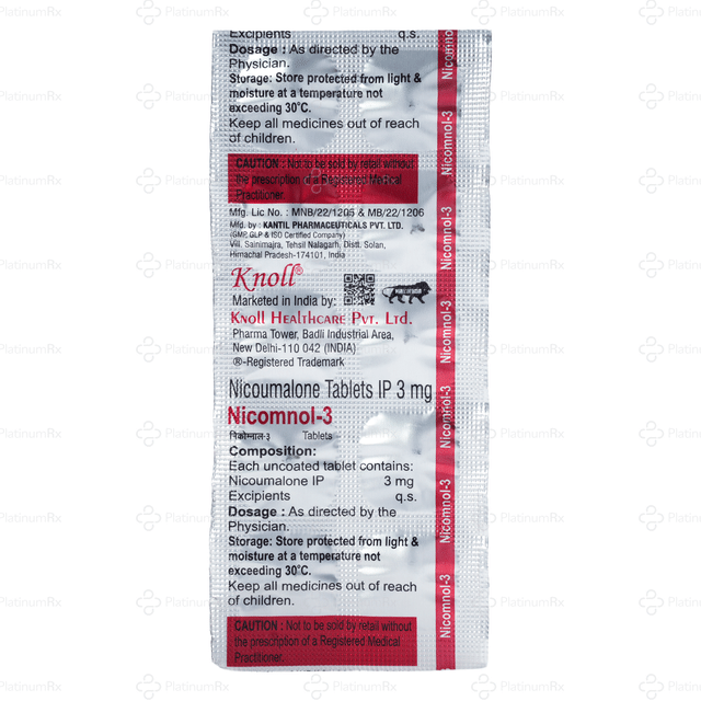 Nicomnol 3mg Tablet 10s