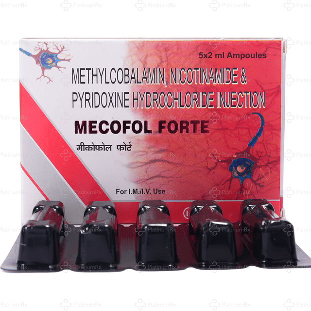 Mecofol Forte 2500/100/100mg Injection 2ml