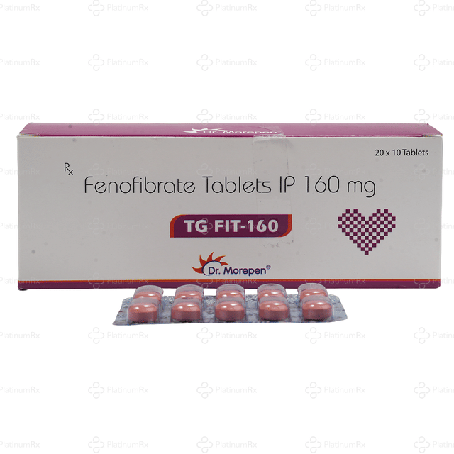 TG Fit 160mg Tablet 10s