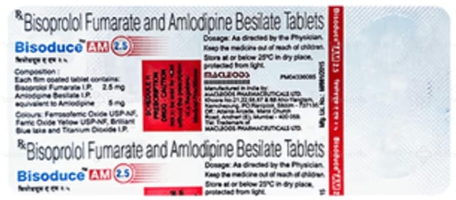 Bisoduce AM 2.5mg Tablet 10s