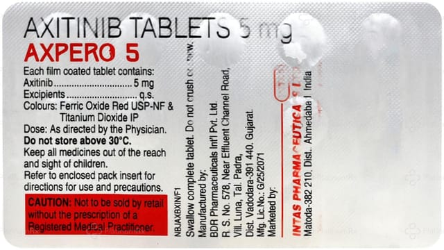 Axpero 5mg Tablet 14s