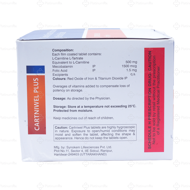 Cartniwel Plus 500/1500/1.5mg Tablet 10s