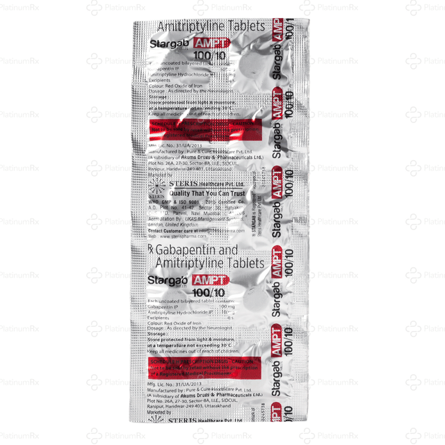 Stargab AMPT 100/10mg Tablet 10s