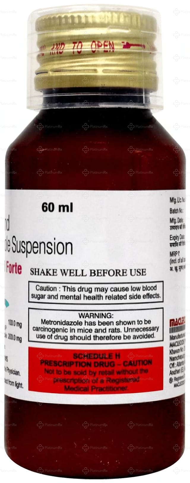 Oflomac M Forte 200/100mg Suspension 60ml