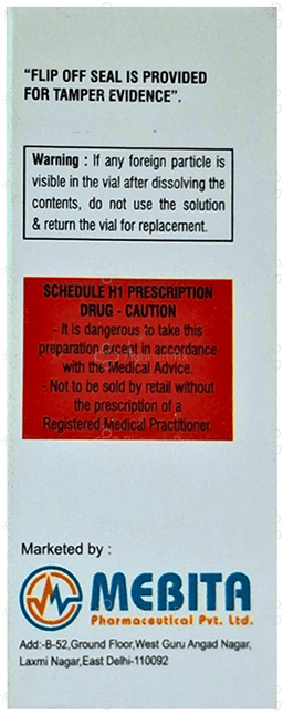 Mebizone TZ 1000/125mg Injection 1s