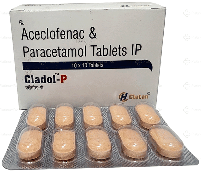 Cladol P 100/325mg Tablet 10s
