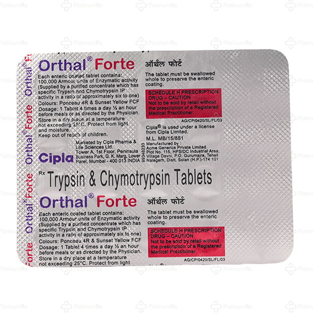 Orthal Forte 100000IU Tablet 20s