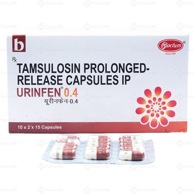 Urinfen 0.4mg Capsule 15s