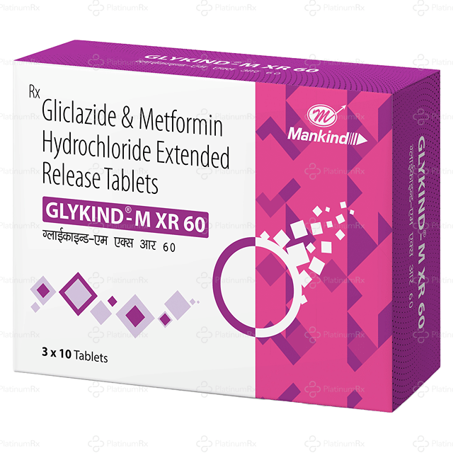 Glykind M XR 60mg Tablet 10s